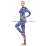 Women`S Long Lycra Rash Guard for Swimwear, Sportswear and Surfing Suit